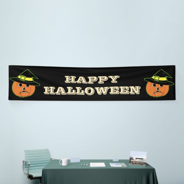 Vintage Pumpin Witch  Banner (Tradeshow)