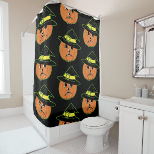 Vintage Pumpin Witch  Shower Curtain