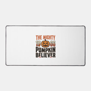 Vintage Pumpkin Believer Halloween Shirt Design_1 Desk Mat