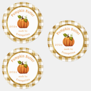 Vintage Pumpkin Butter Personalised Canning