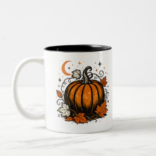 Vintage Pumpkin Coffee Mug   Cosy Halloween Fall G