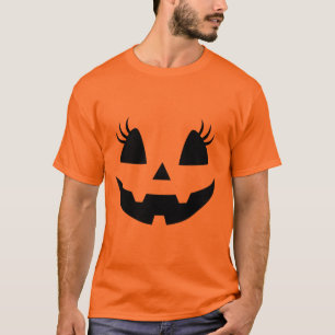 Vintage Pumpkin Face Jackolantern Jack O Lantern H T-Shirt