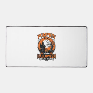 Vintage Pumpkin Halloween Great Again Shirt Design Desk Mat