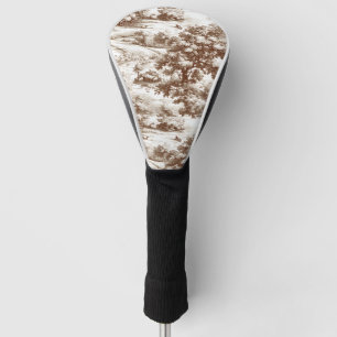 Vintage Pumpkin Harvest Countryside Toile (10) Golf Head Cover