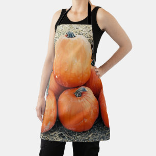 Vintage Pumpkin Pile Apron