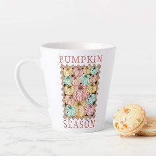 Vintage Pumpkin Season Latte Mug