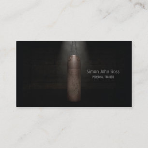 Vintage Punching Bag Business Card