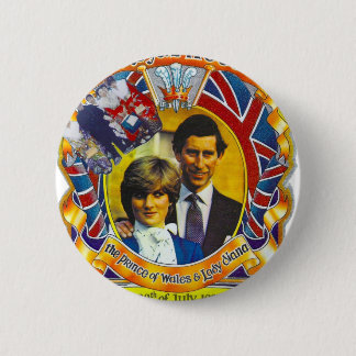 Vintage Punk  80'sroyal wedding Charles and Di 6 Cm Round Badge