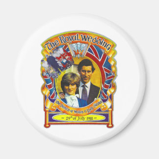 Vintage Punk  80'sroyal wedding Charles and Di Magnet