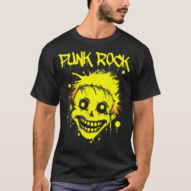 Vintage Punk Rock Concert  Punk T-Shirt (Front)