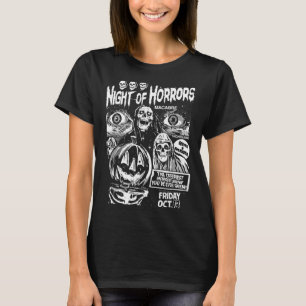 Vintage Punk Scary Night of Horrors Ghosts Spooky T-Shirt