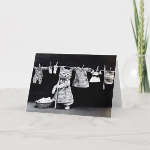 Vintage Puppies and Kittens Note Cards