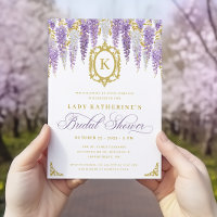 Vintage Purple Bridal Shower