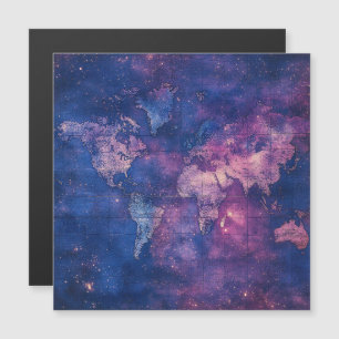 Vintage Purple Celestial World Map (10)