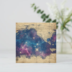 Vintage Purple Celestial World Map (6)