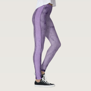 Vintage purple marble finish girls women lavender leggings