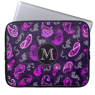 Vintage Purple Paisley Laptop Sleeve