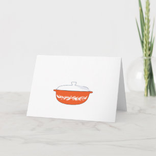 Vintage Pyrex Christmas Card