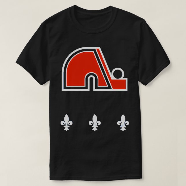 Vintage quebec hockey retro nordiques T-Shirt (Design Front)