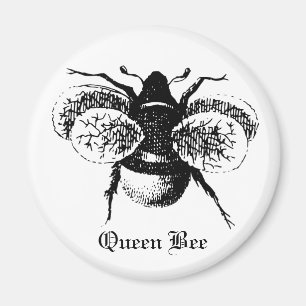 Vintage Queen Bee Magnet