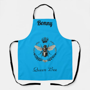 Vintage Queen Bee Personalised Apron