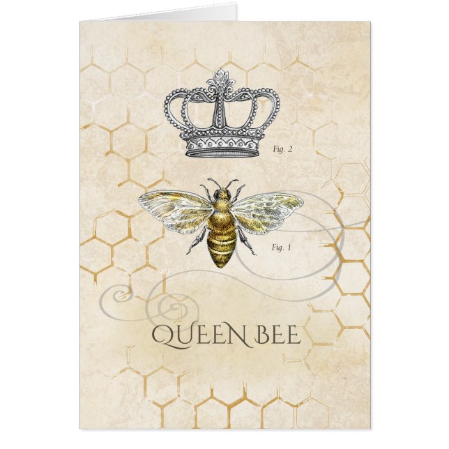 Vintage Queen Bee Royal Crown (Front)