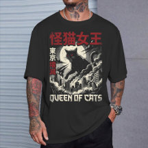 Vintage Queen of Cats Black Monster Cat Japan 