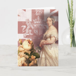 Vintage Queen Victoria Thank You Card
