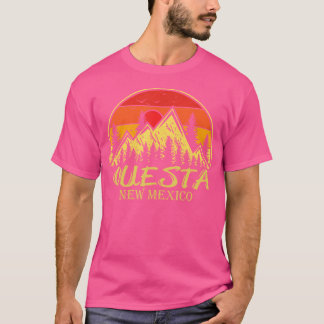 Vintage Questa New Mexico Nm Mountains Hike Hiking T-Shirt