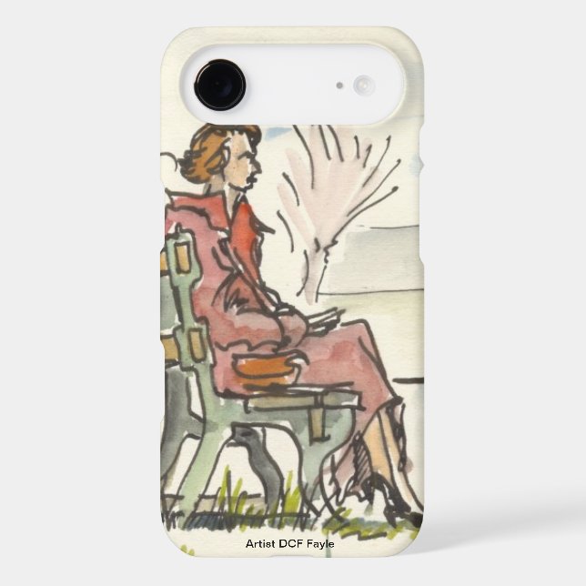 Vintage Quiet Moment Blackberry Case (Back)