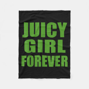 Vintage Quote Idea Co.1x Juicy Girls Forever Funny Fleece Blanket