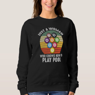 Vintage Quote Pool Billiard 8 Ball   Sweatshirt
