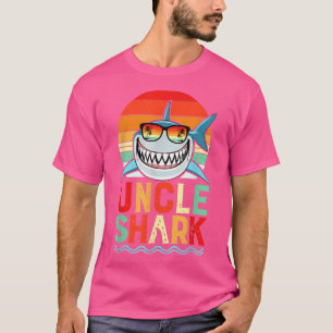 Vintage Quote Uncle Shark Retro Retro Shark Lover  T-Shirt