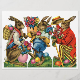Vintage Rabbit Images from the Victorian Age