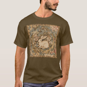 Vintage Rabbit in a Mediaeval Tapestry Style T-Shirt