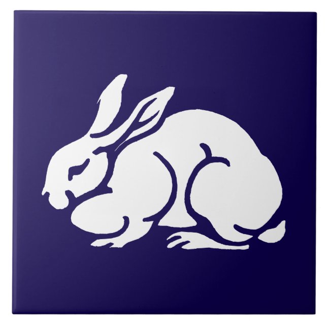Vintage Rabbit Tile (Front)