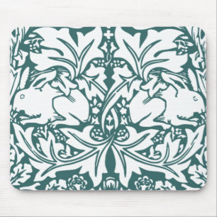 Vintage Rabbits Mouse Pad