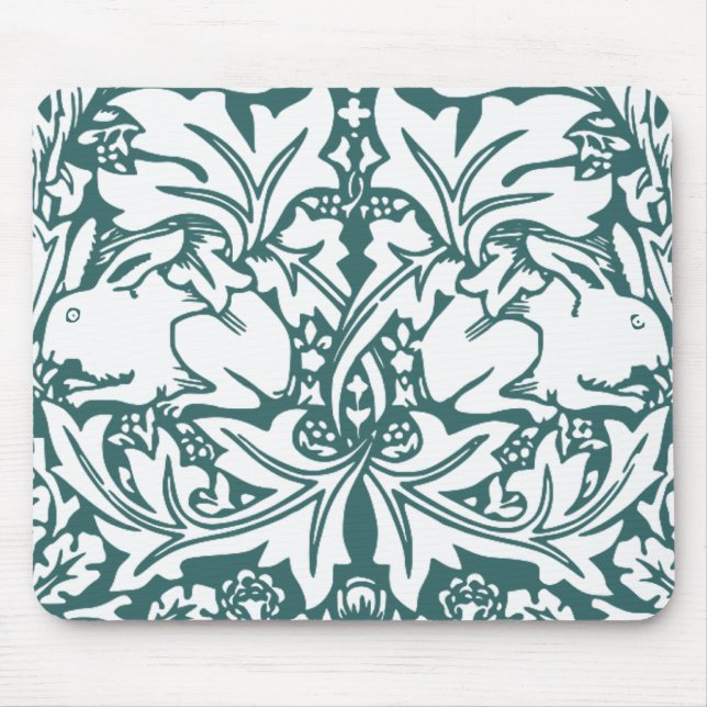 Vintage Rabbits Mouse Pad (Front)