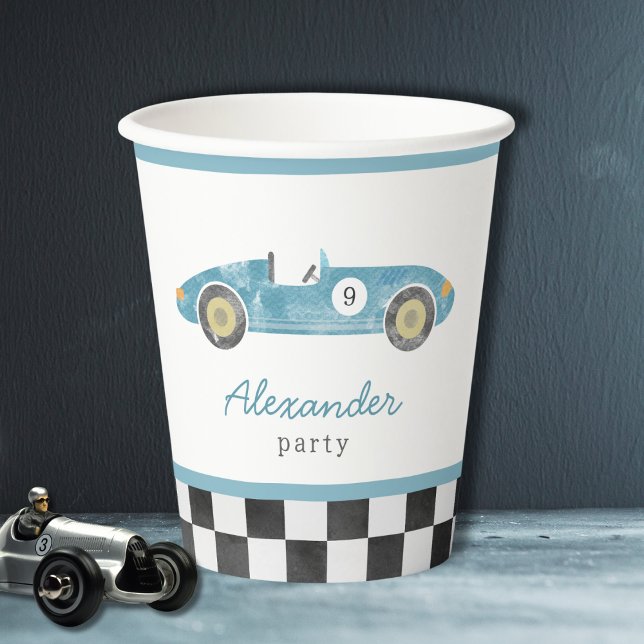 Vintage race car Paper cup (Creator Uploaded)