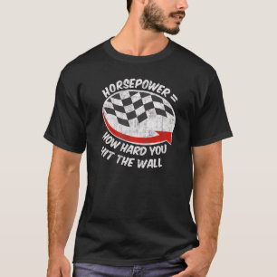 Vintage Race Car Retro Stock Car Dirt Track Racing T-Shirt