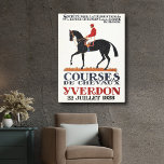 Vintage Race Horse Derby Jockey Equestrian Canvas Print<br><div class="desc">Vintage Race Horse Derby Jockey Equestrian Canvas Print</div>