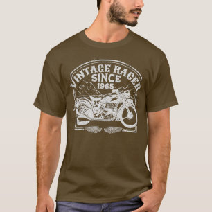 Vintage Racer Since 1965 Retro Motorbike Motorcyc T-Shirt