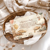 Vintage Racing Baby Shower Books for Baby