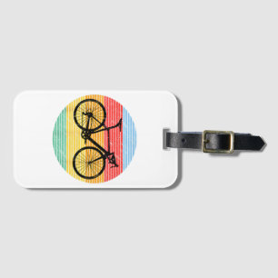 Vintage Racing Bicycle Funny Road Bike Racer Gift Luggage Tag