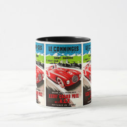 Vintage Racing: Sports Auto Race Car Mug