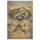 Vintage Racoon Charming Lady Racoon Decoupage 