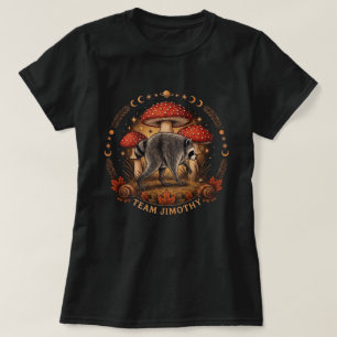 Vintage Racoon Nature Shirt Team Jimothy Graphic
