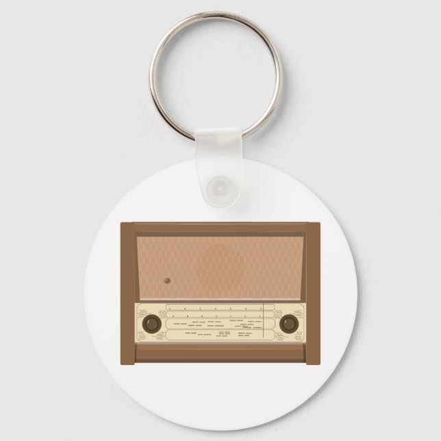 Vintage Radio Key Ring (Front)