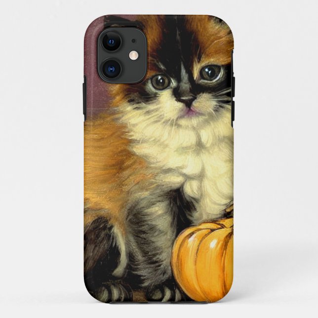 Vintage Ragdoll Halloween Cat Case-Mate iPhone Case (Back)