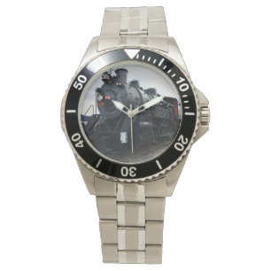 Vintage Railroad Steam Train Watch